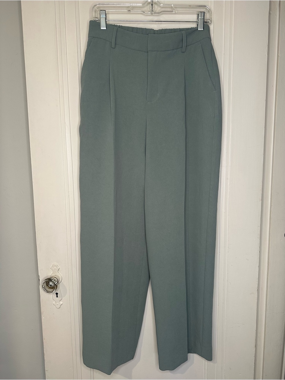 a new day Straight-Leg Trousers in Sage